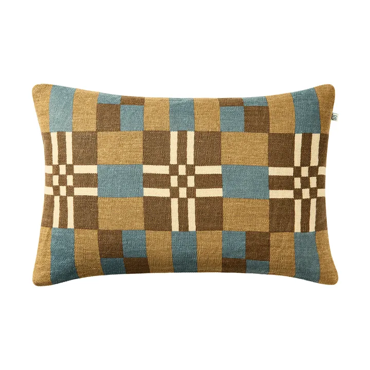 Ravi capa de almofada - Khaki-Heaven Blue-Taupe, 40x60 cm - Chhatwal & Jonsson