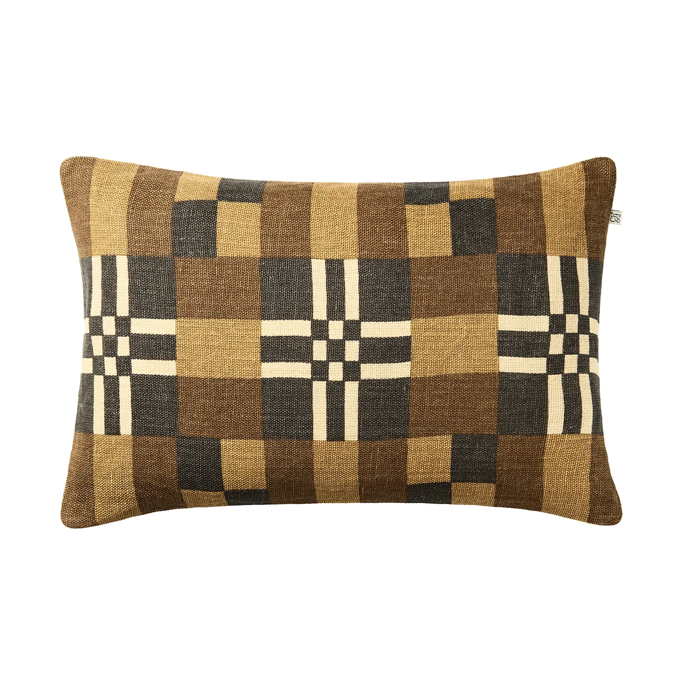 Ravi capa de almofada, Taupe-Khaki-Dark Brown, 40x60 cm Chhatwal & Jonsson