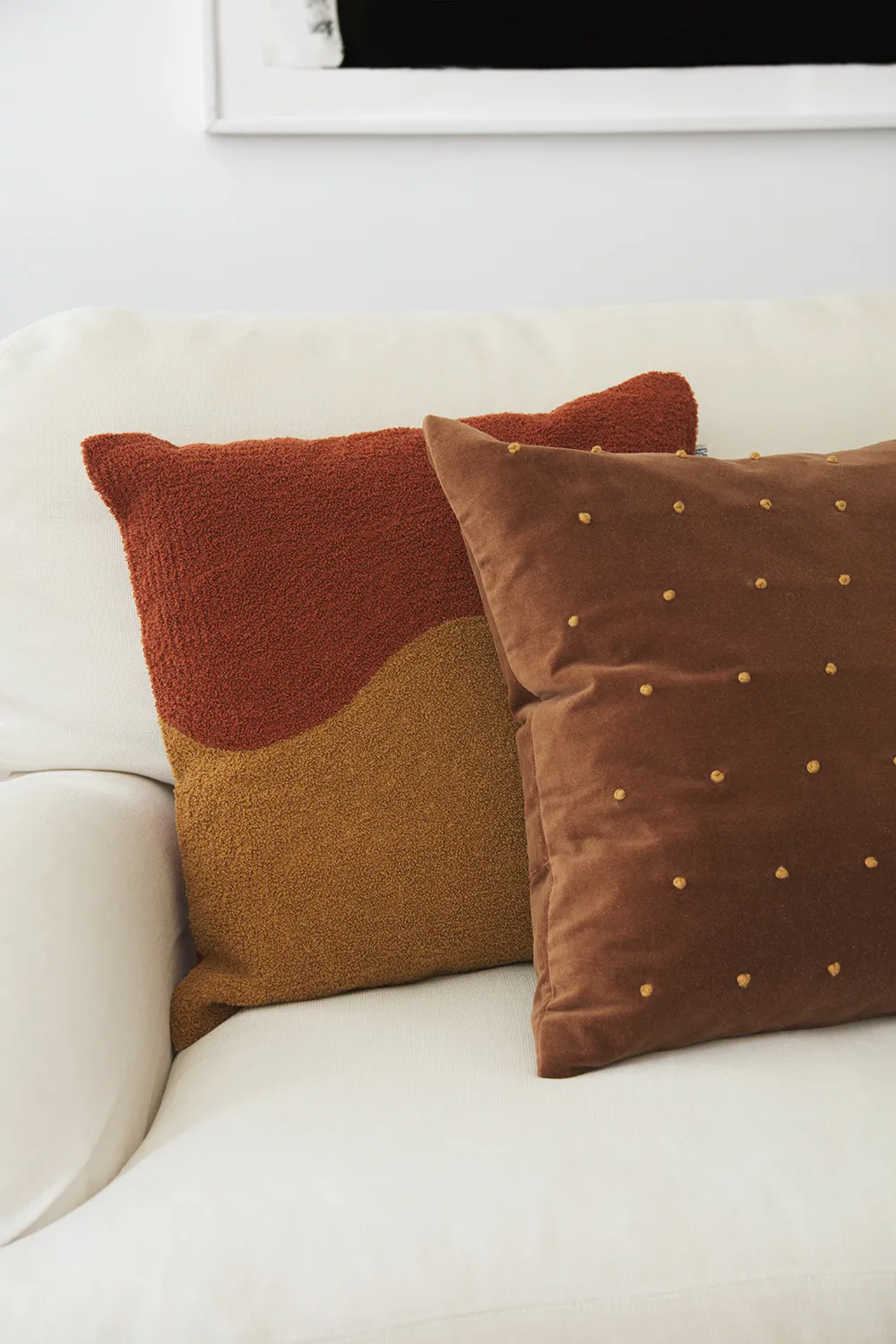 Roma capa de almofada 50x50 cm, conhaque-amarelo masala Chhatwal & Jonsson