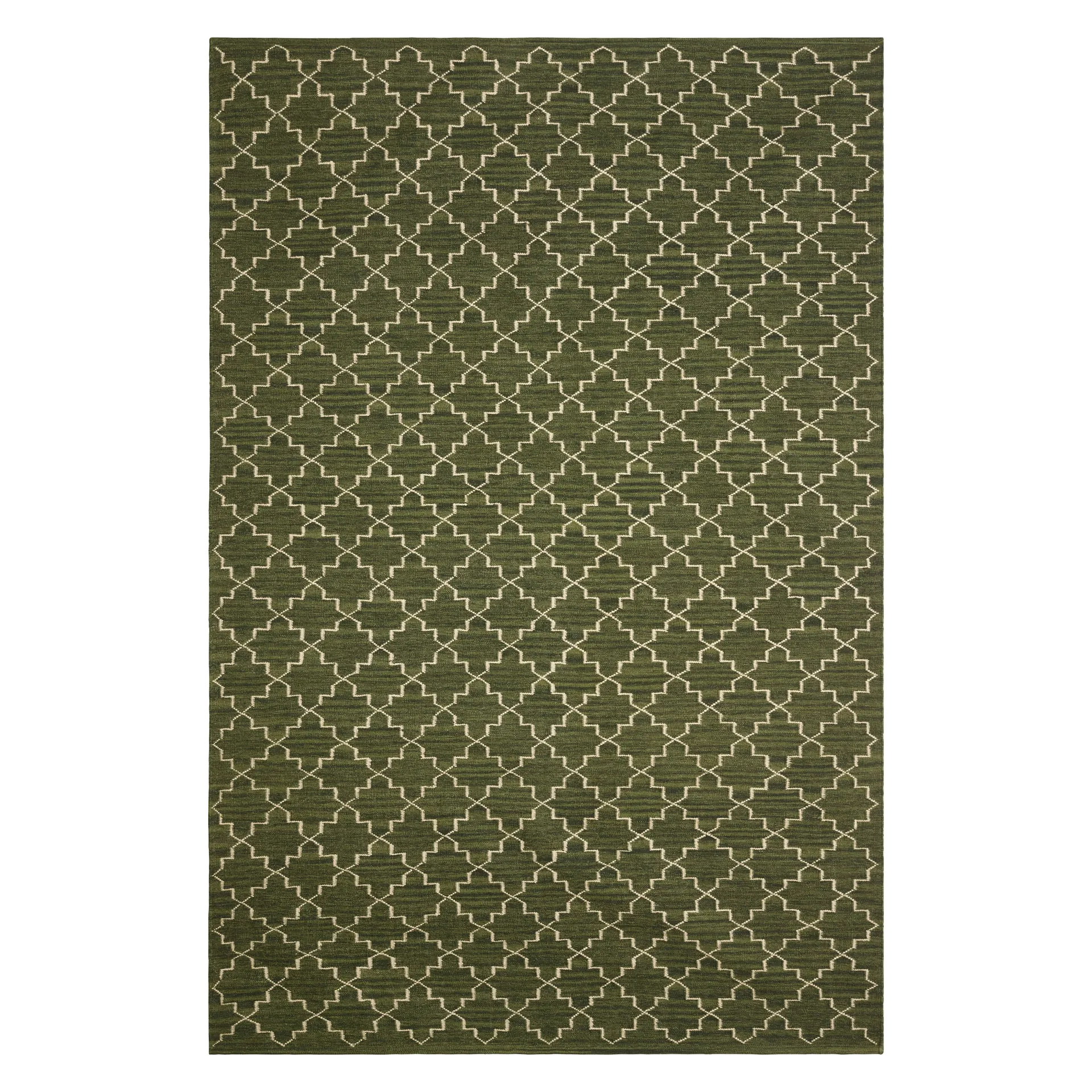 Tapete 180x272 cm New Geometric, verde melange-offwhite  Chhatwal & Jonsson