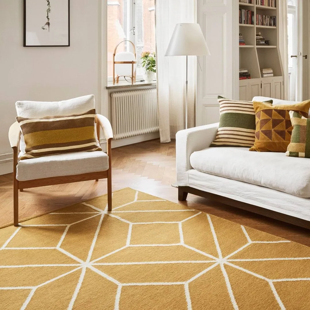 Tapete Ayur, Masala Yellow-Off White, 270x180 cm Chhatwal & Jonsson