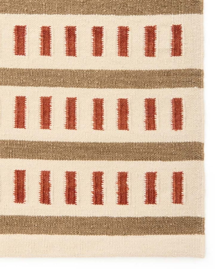 Tapete de lã Ladakh, Off white-beige-rust, 230x320 cm Chhatwal & Jonsson