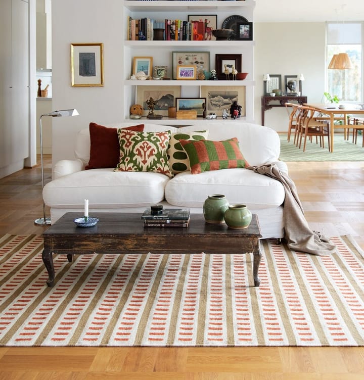 Tapete de lã Ladakh, Off white-beige-rust, 230x320 cm Chhatwal & Jonsson