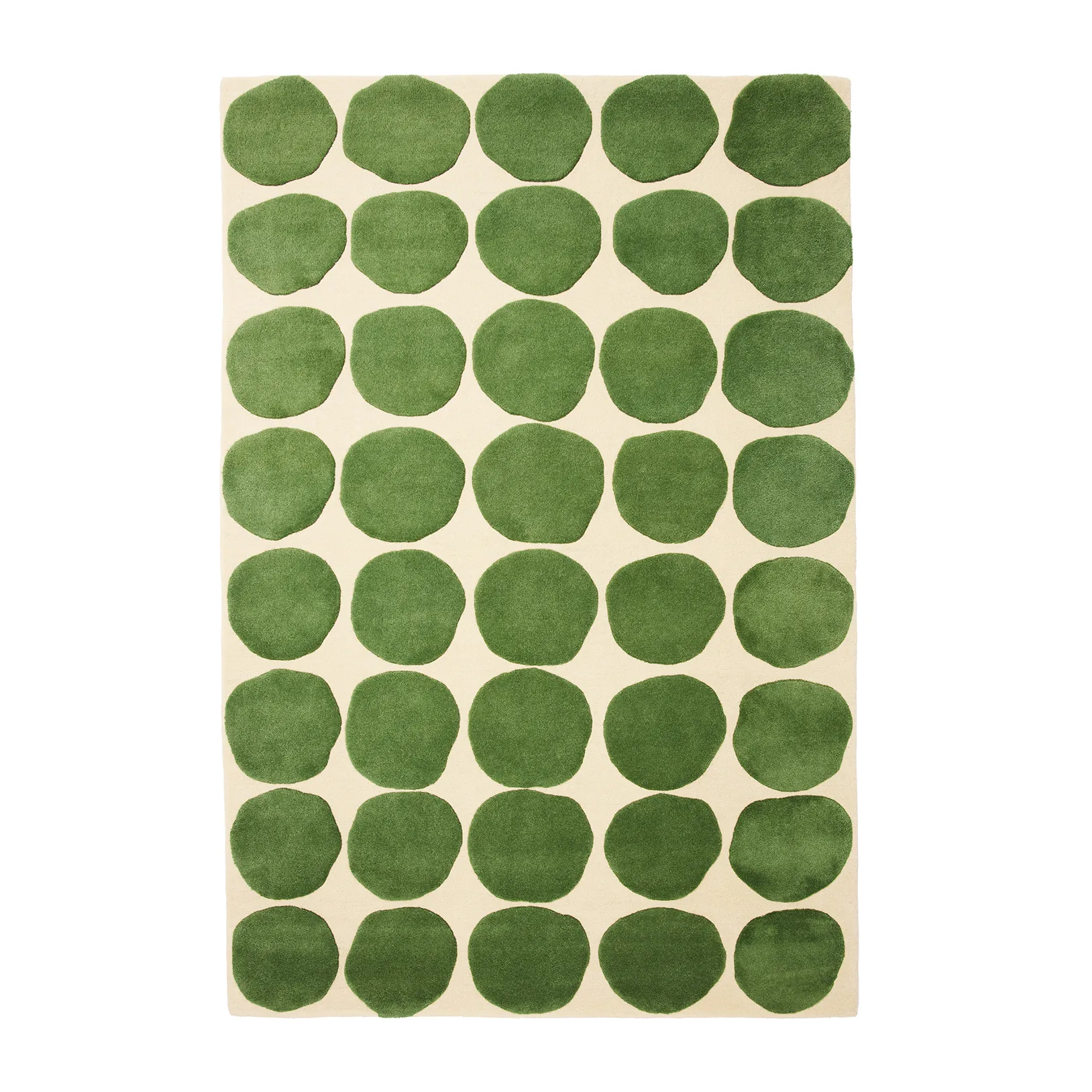 Tapete Dots, Khaki-verde cacto 230x320 cm Chhatwal & Jonsson