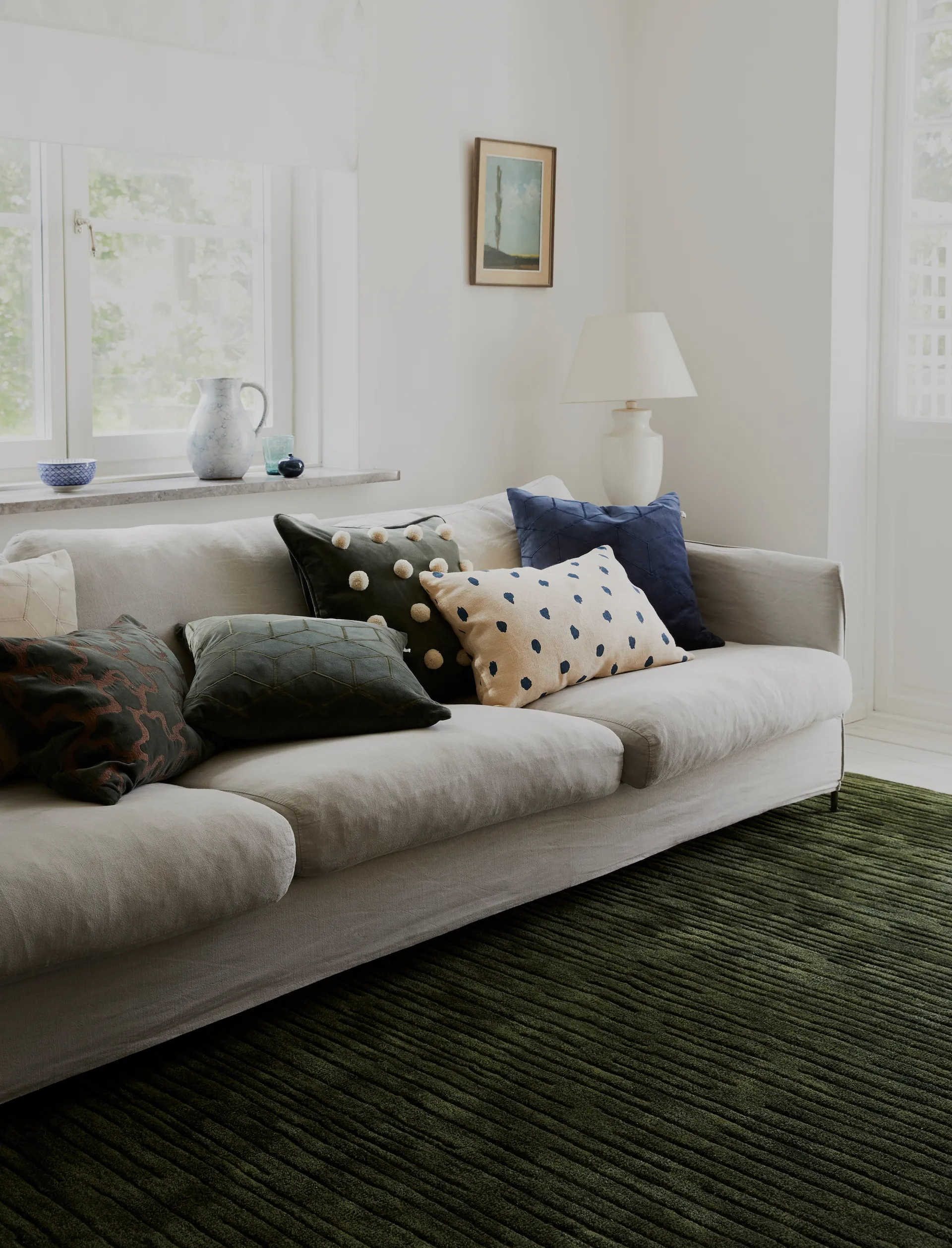 Tapete Karma, Verde melange, 180x270 cm  Chhatwal & Jonsson