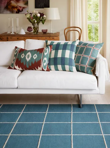 Tapete Milan - Heaven blue-off white, 230x320 cm - Chhatwal & Jonsson