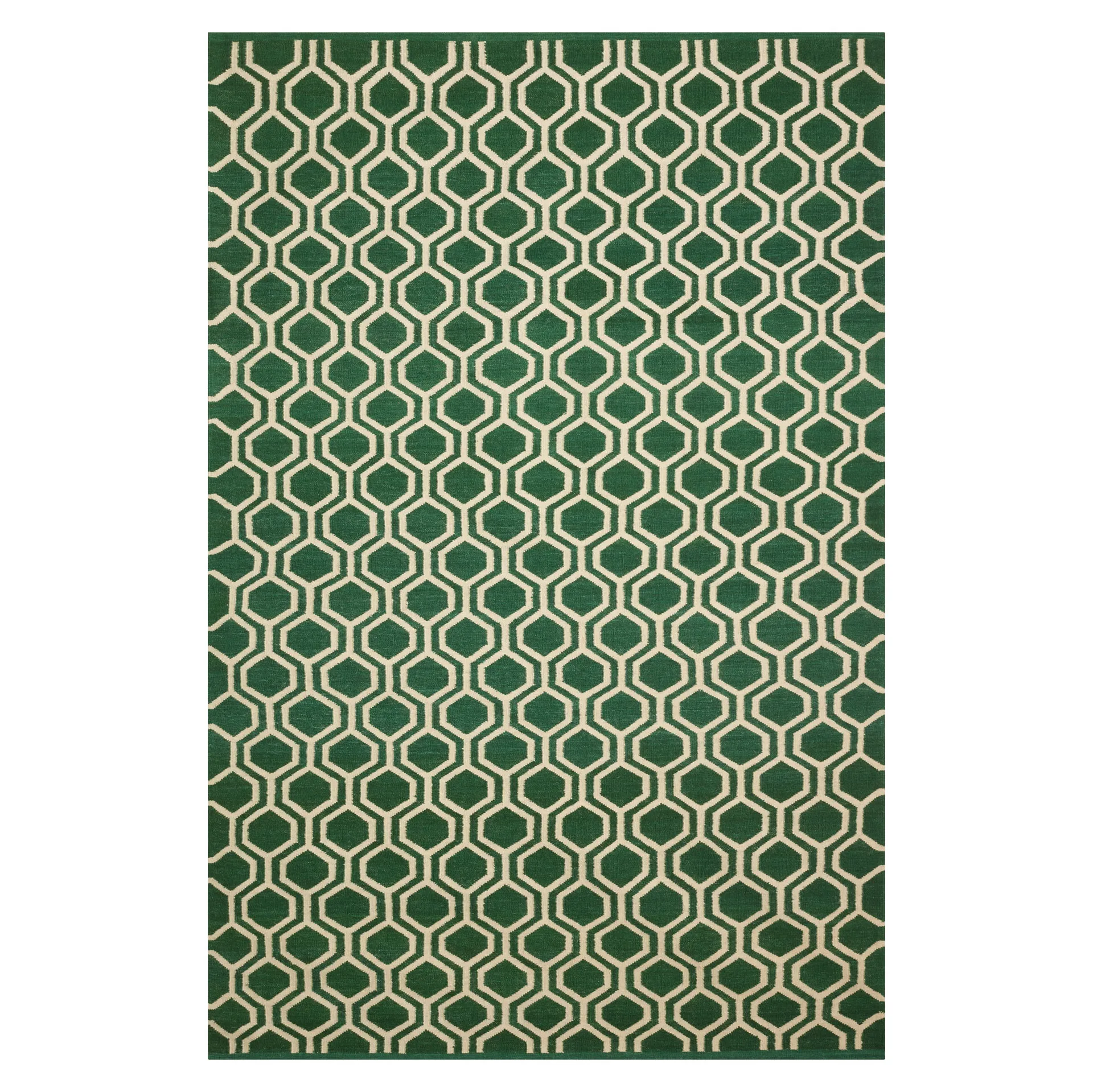 Tapete Varanasi 180x272 cm, Verde-off white Chhatwal & Jonsson