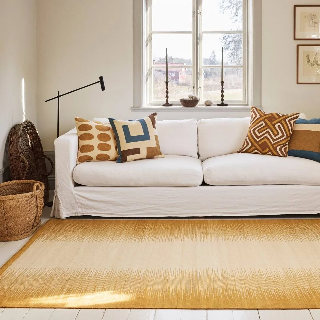 Tapti tapete de lã, Masala Yellow-Off White, 270x180 cm Chhatwal & Jonsson