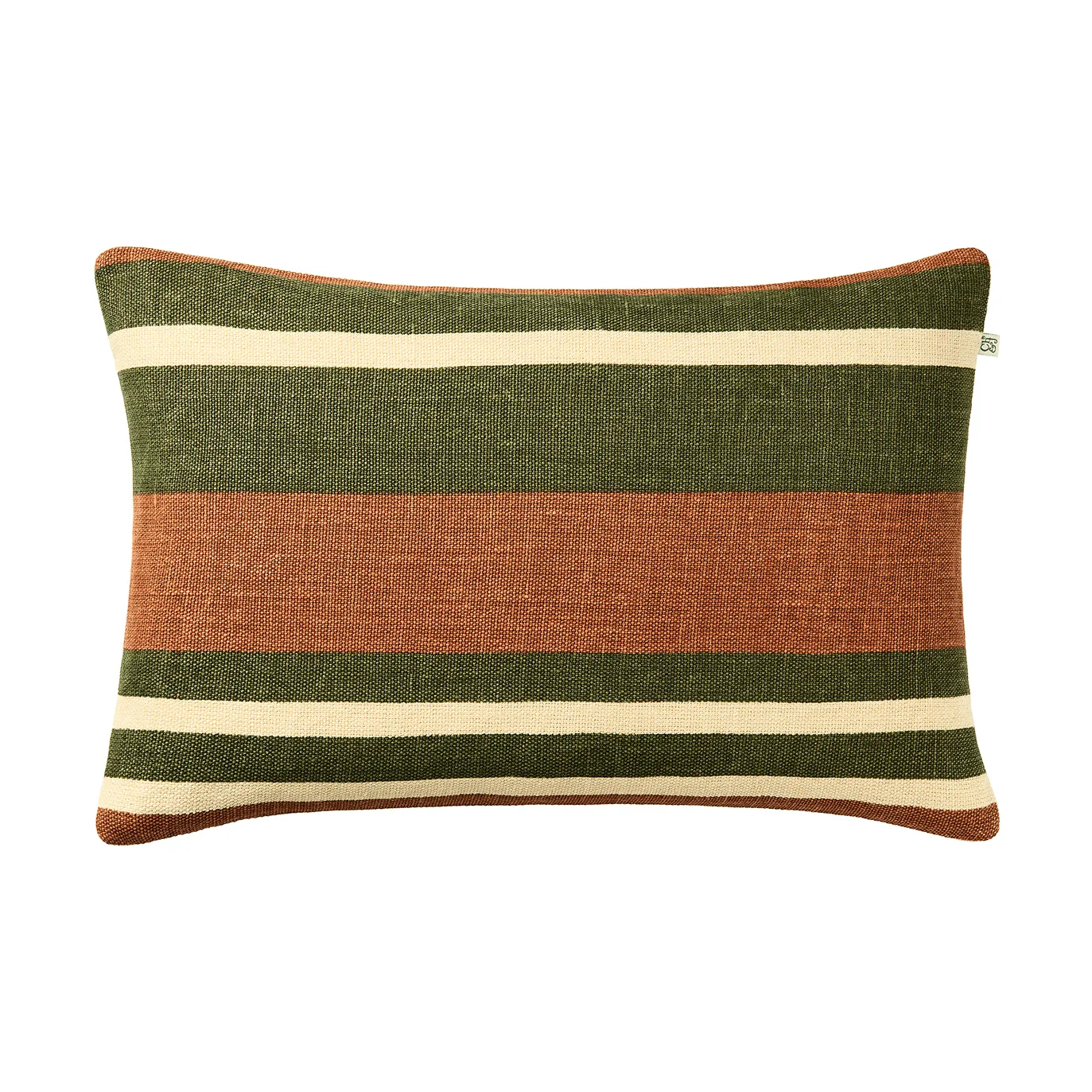 Vera capa de almofada, Apricot Orange-Cactus Green, 40x60 cm Chhatwal & Jonsson