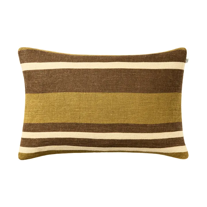 Vera capa de almofada - Masala Yellow-Taupe, 40x60 cm - Chhatwal & Jonsson