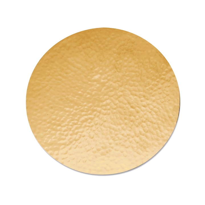 Base martelada Ø20 cm, latão Classic Collection