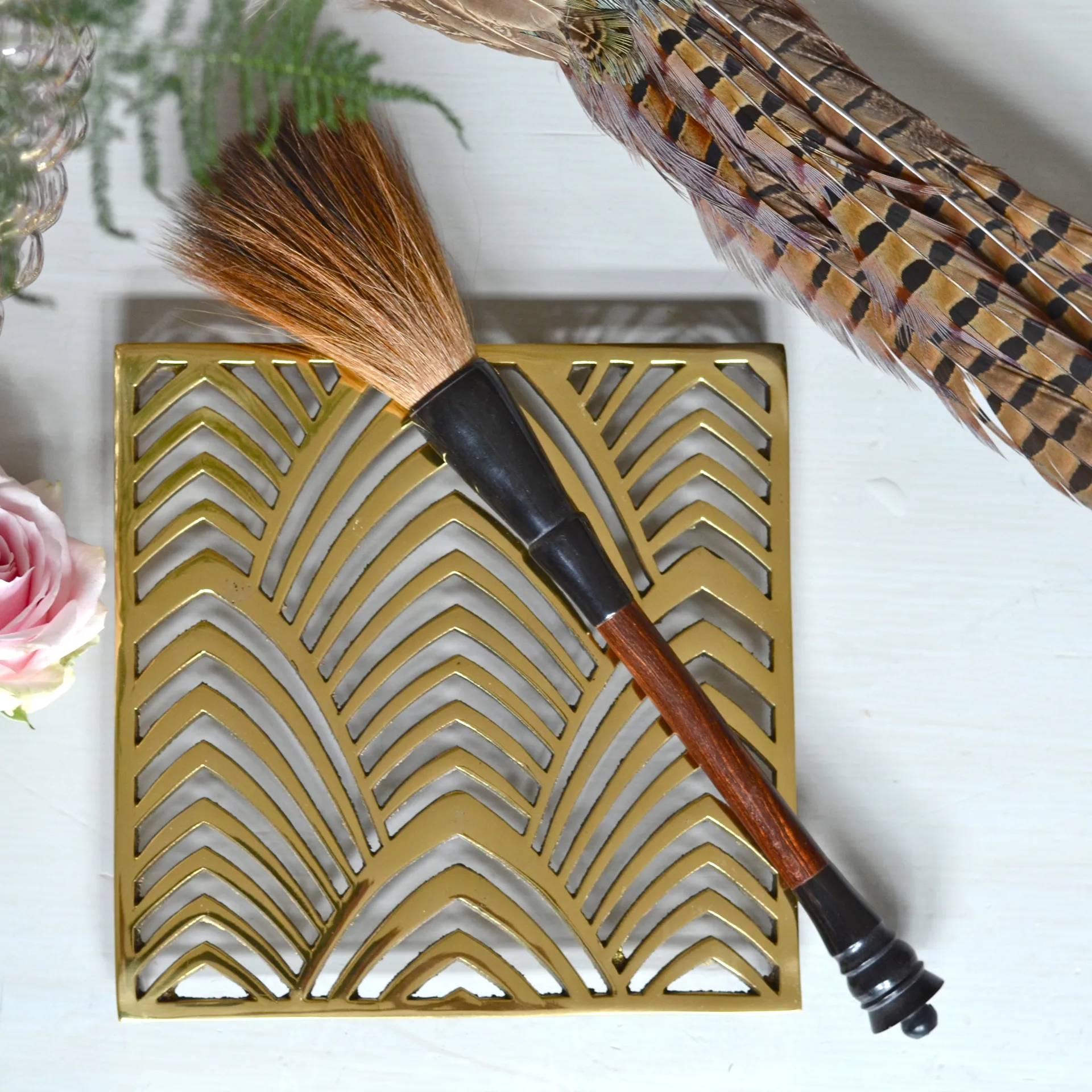 Base Palm Beach, latão Classic Collection