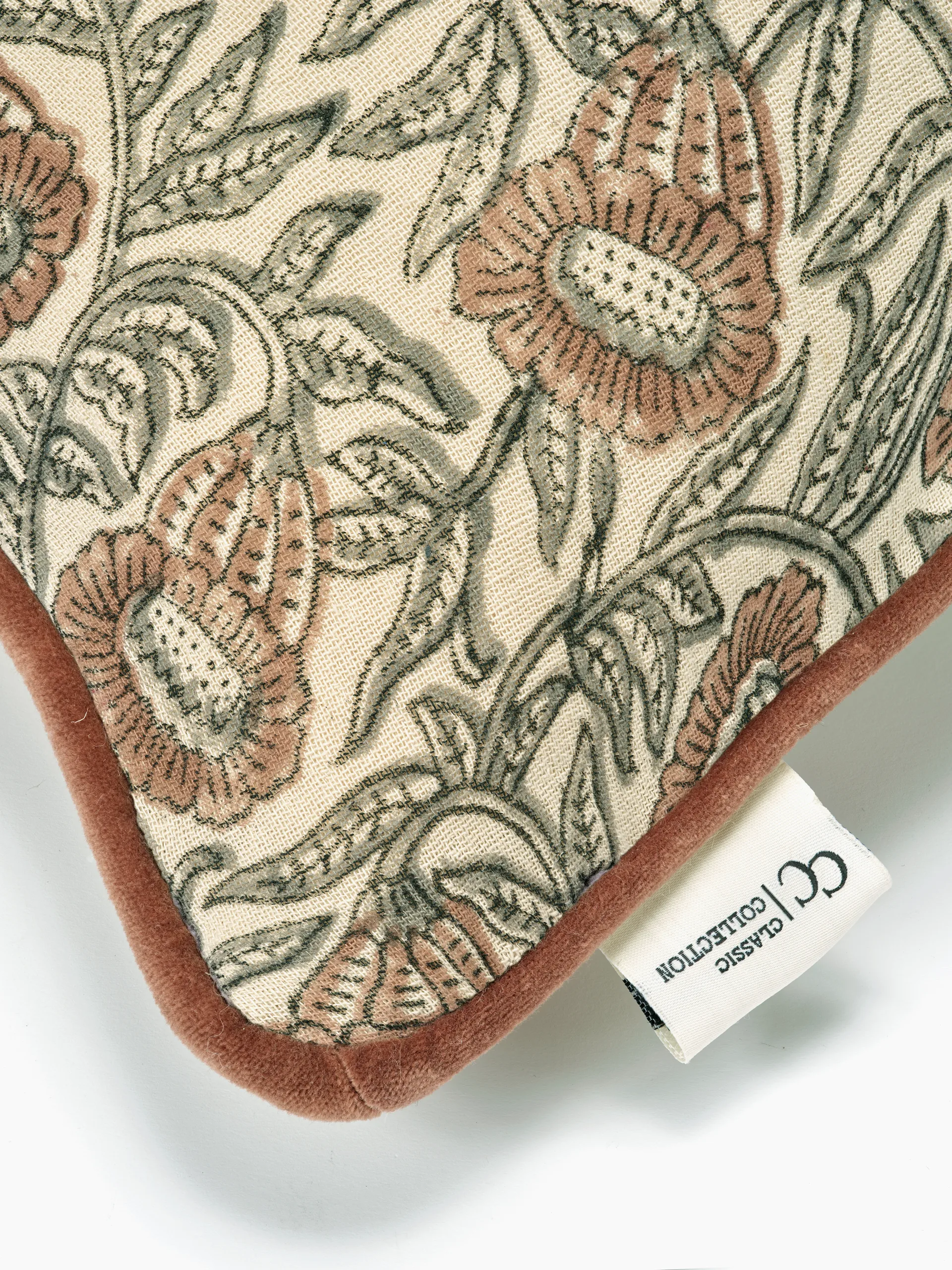 Bell capa de almofada 50x50 cm, Mocha Classic Collection