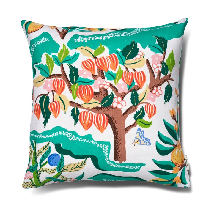 Botanical capa de almofada com design de cerejas 50x50 cm - Branco - Classic Collection