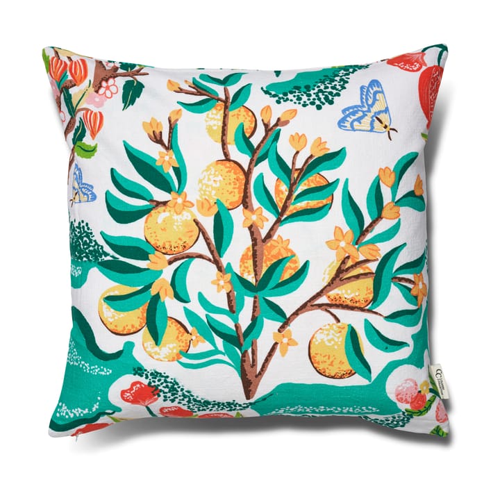 Botanical capa de almofada com design de laranjas 50x50 cm - Branco - Classic Collection