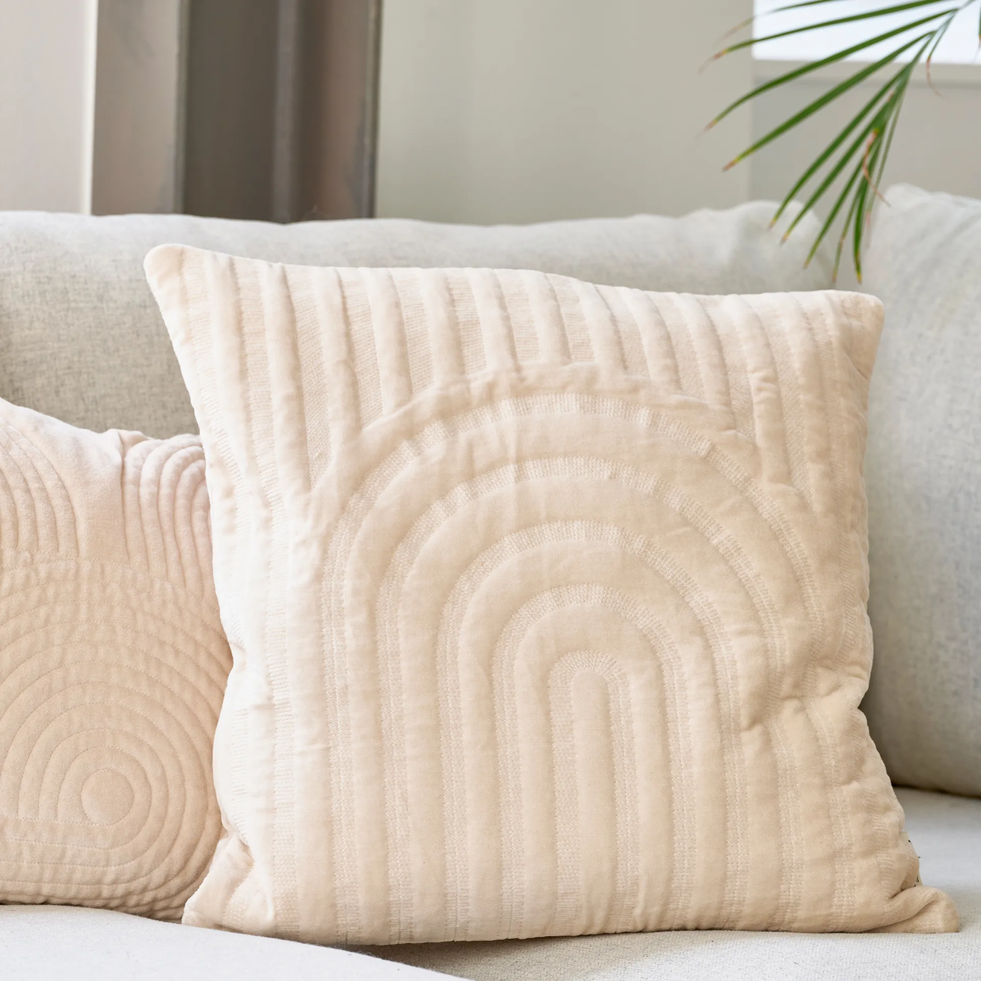 Capa de almofada Arch 50x50 cm, Bétula Classic Collection