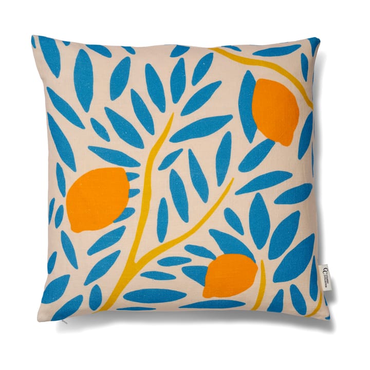 Capa de almofada Sunny citrus 50x50 cm - Azul - Classic Collection