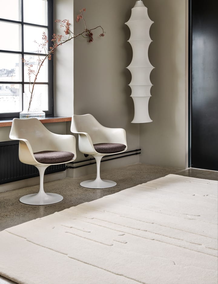 Carpete de lã Carved 250x350 cm, Ivory Classic Collection