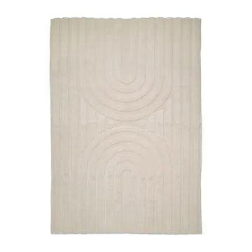 Carpete de lã Curve 170x230 cm  - Ivory - Classic Collection