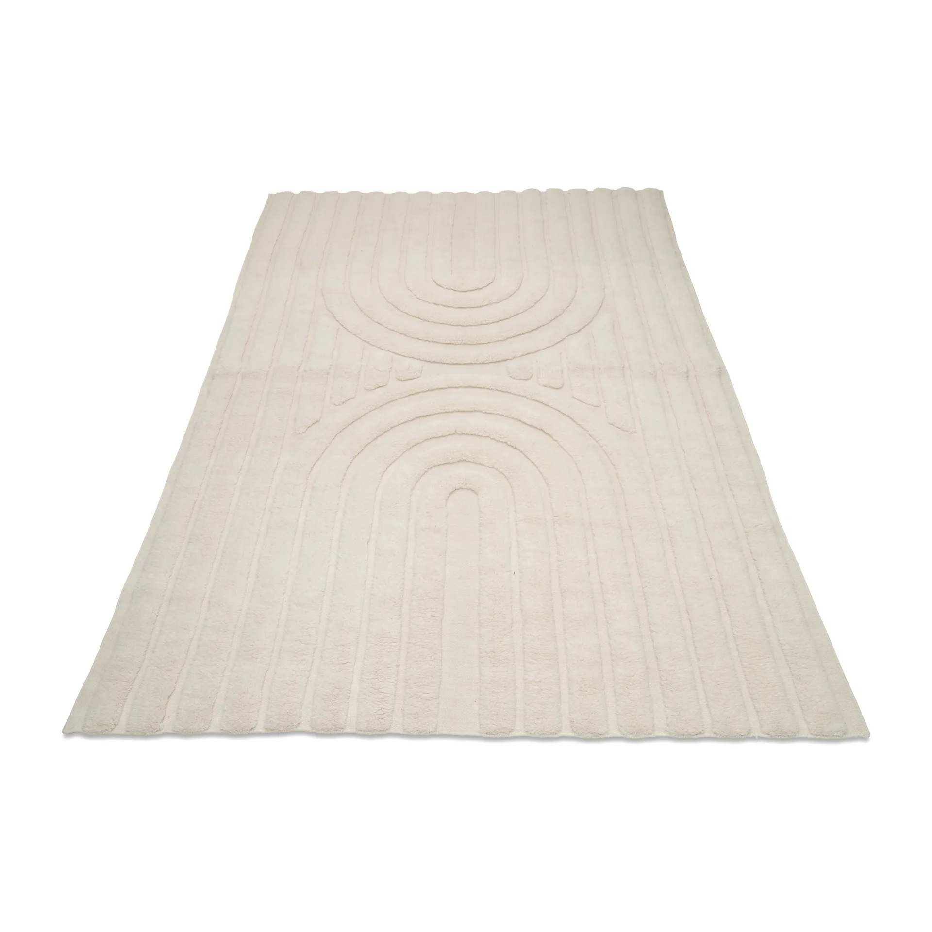 Carpete de lã Curve 170x230 cm , Ivory Classic Collection