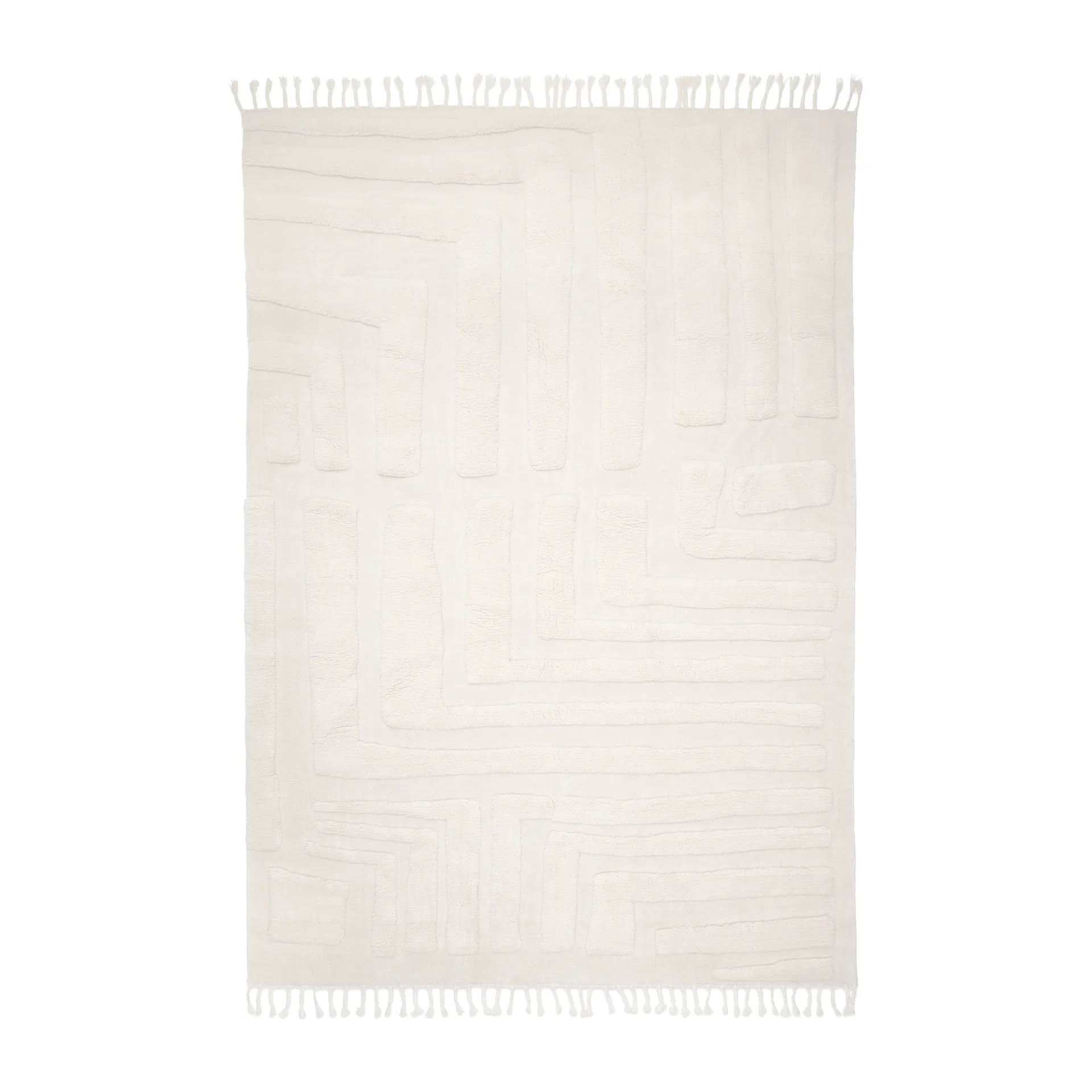 Carpete de lã Field 250x350 cm, Ivory Classic Collection