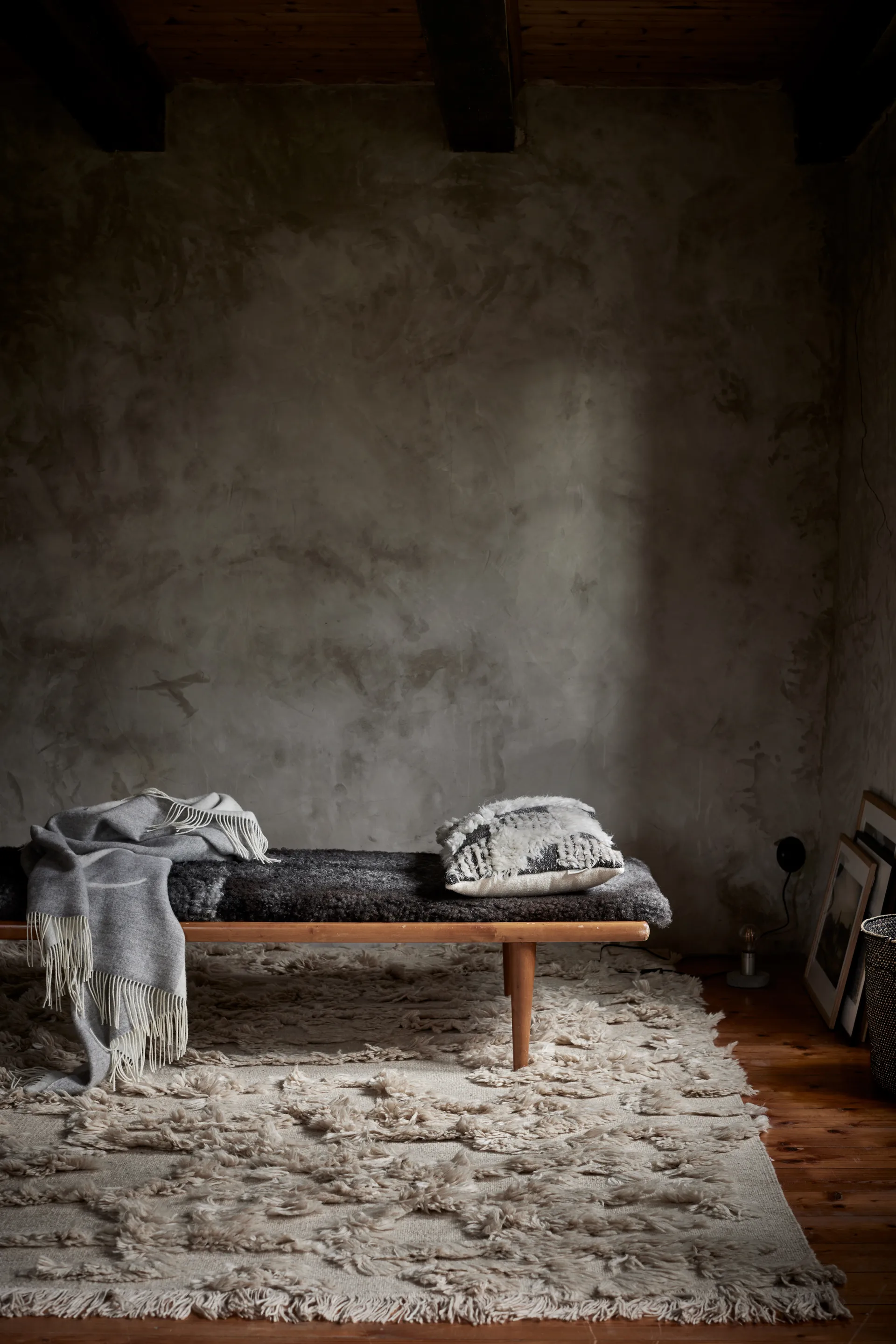 Carpete de lã Rio 200x300 cm, Bege Classic Collection