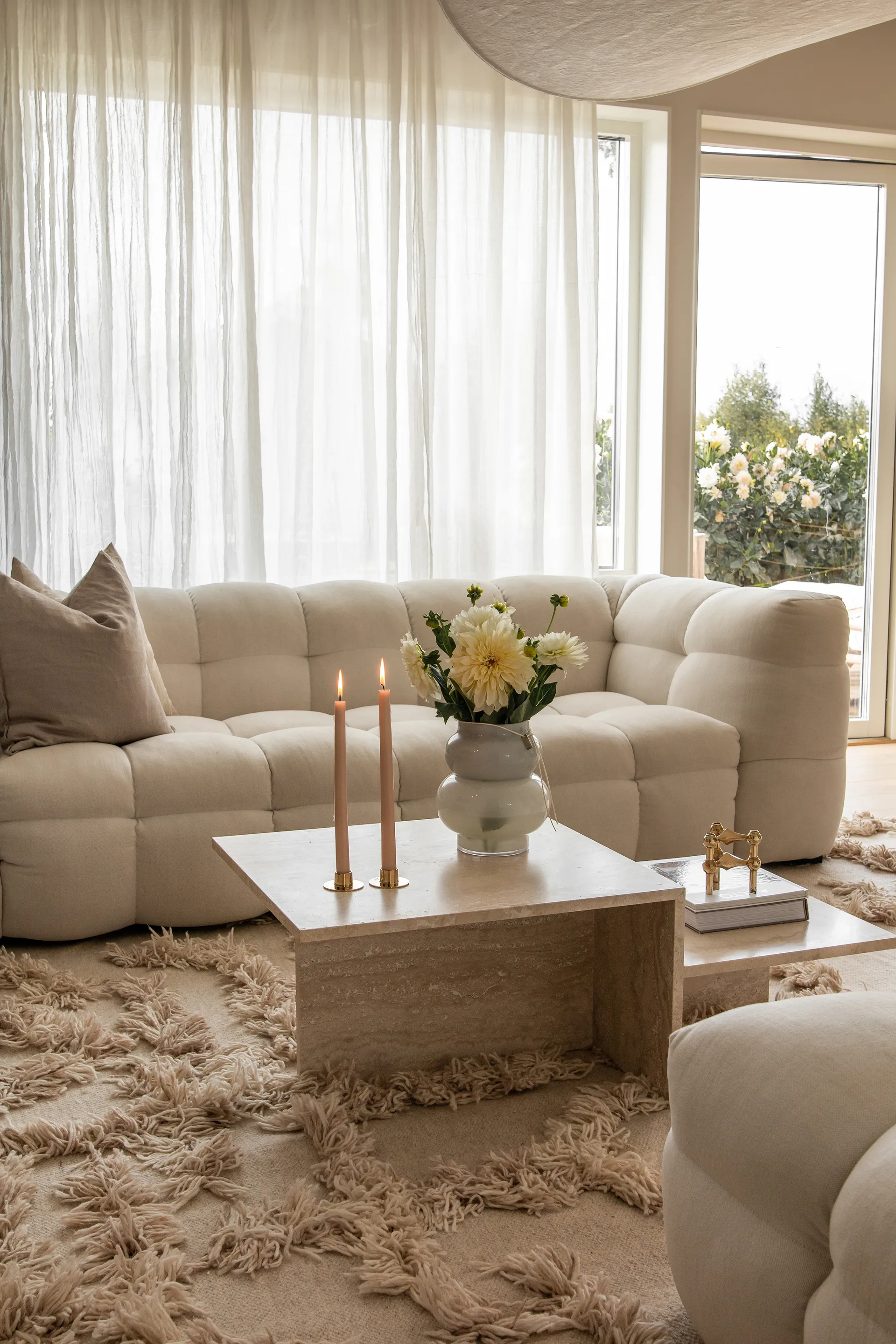 Carpete de lã Rio 250x350 cm, Bege Classic Collection