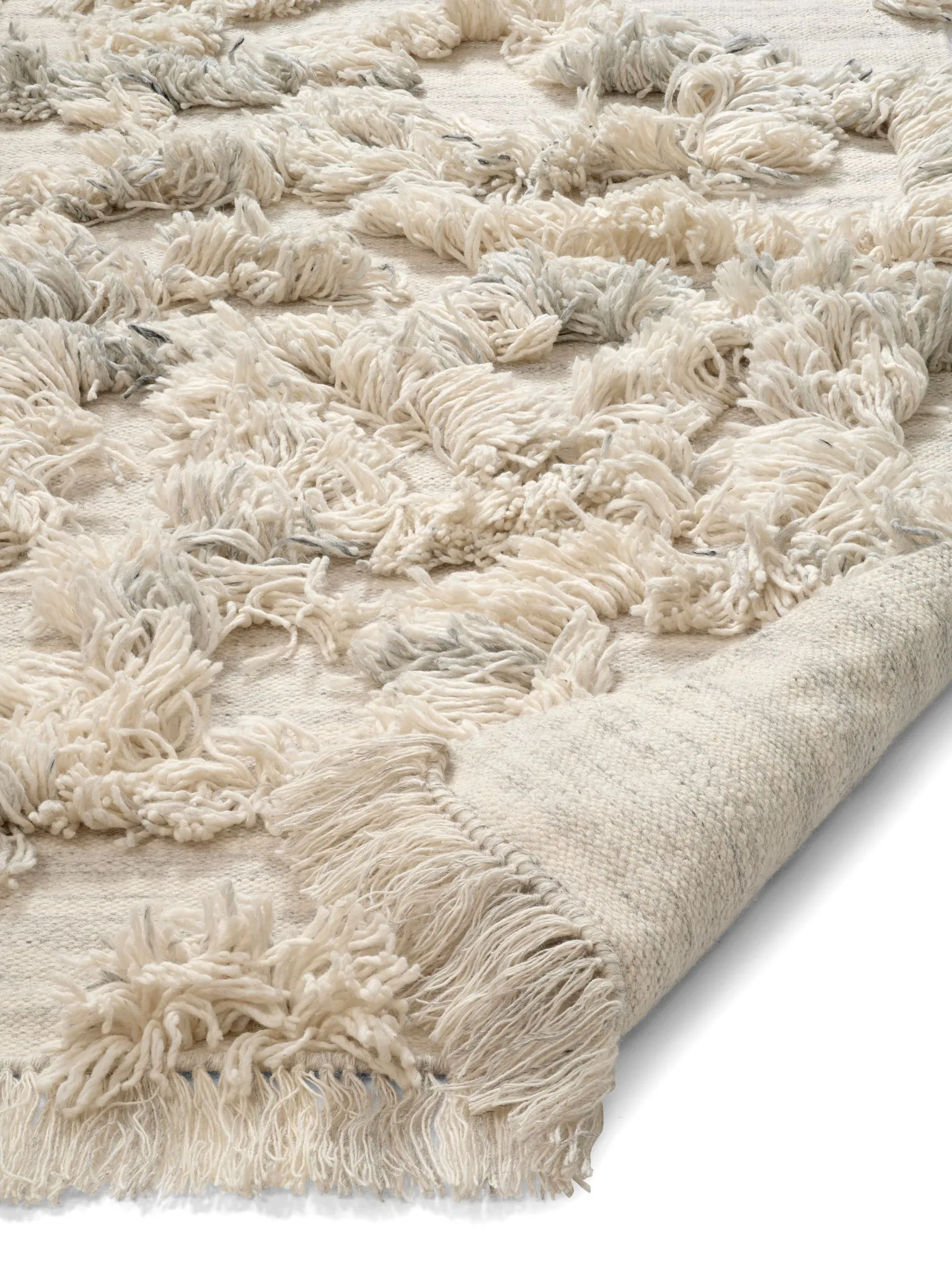 Carpete de lã Rio 250x350 cm, Ivory melange  Classic Collection