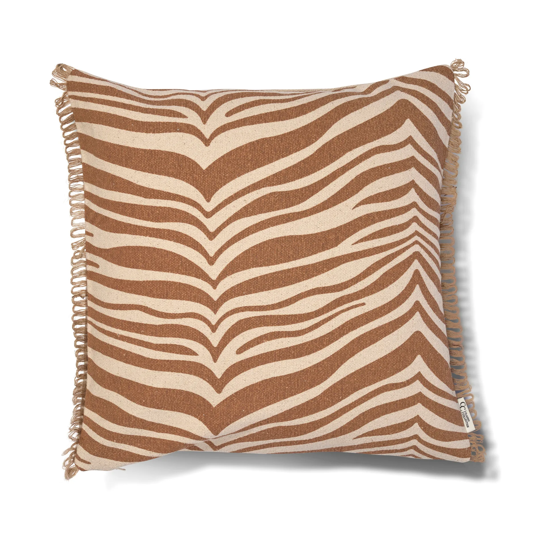 Classic Collection Zebra almofada 50x50 cm, Gengibre cristalizado Classic Collection