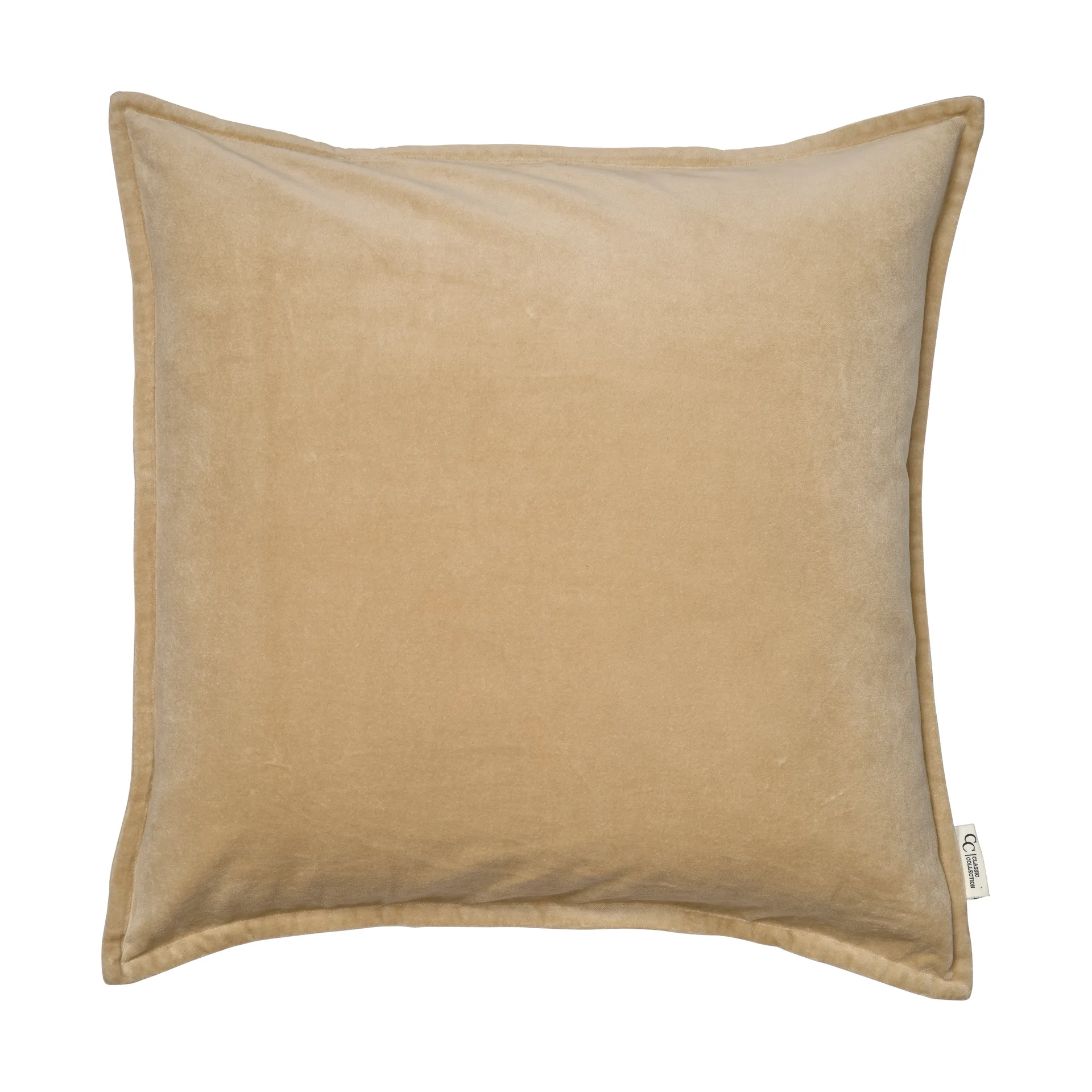 Classic Velvet capa de almofada 50x50 cm, Areia Classic Collection