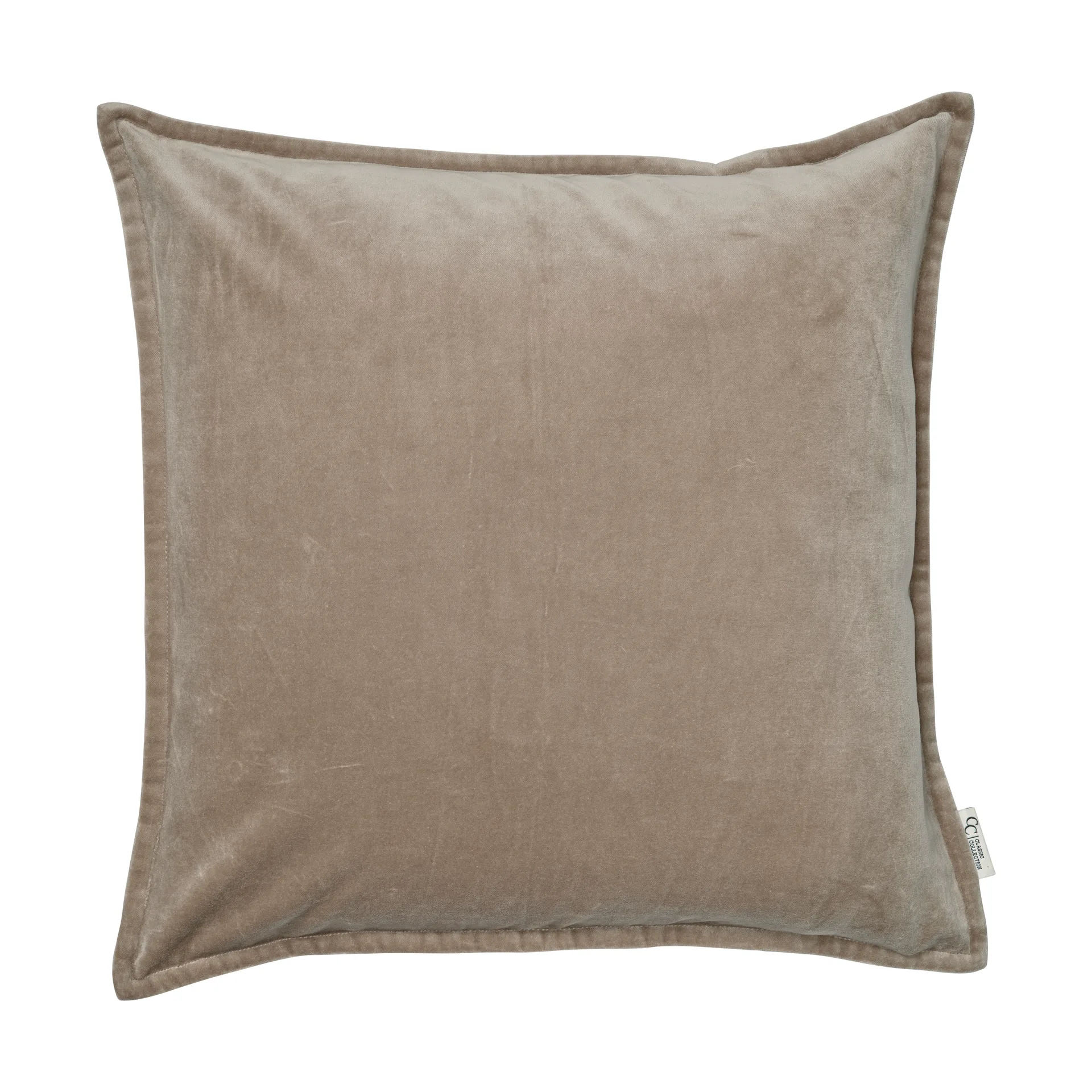 Classic Velvet capa de almofada 50x50 cm, Bege Classic Collection