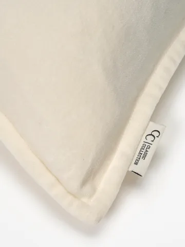 Classic Velvet capa de almofada 50x50 cm - Branco - Classic Collection