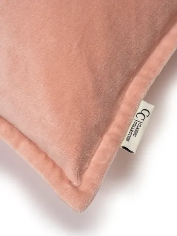 Classic Velvet capa de almofada 50x50 cm - Coral - Classic Collection