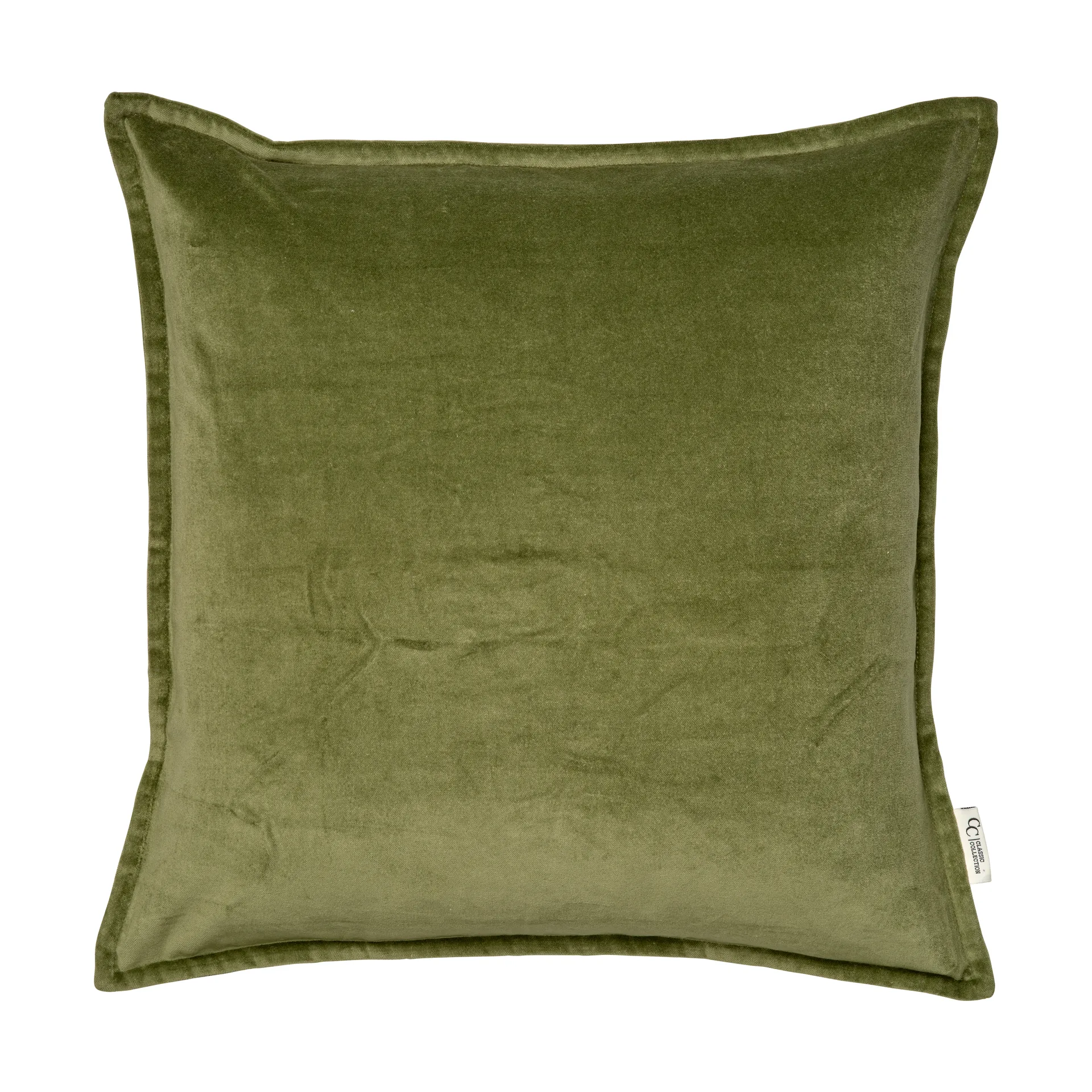 Classic Velvet capa de almofada 50x50 cm, Verde Classic Collection