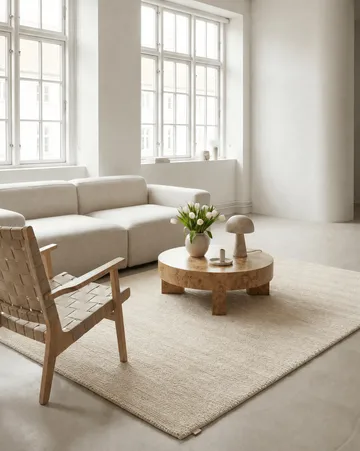 Dune tapete de lã - Ivory, 250x350 cm - Classic Collection