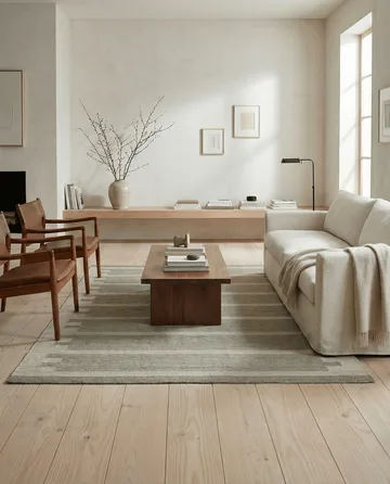 Falsterbo tapete de lã - Verde, 200x300 cm - Classic Collection