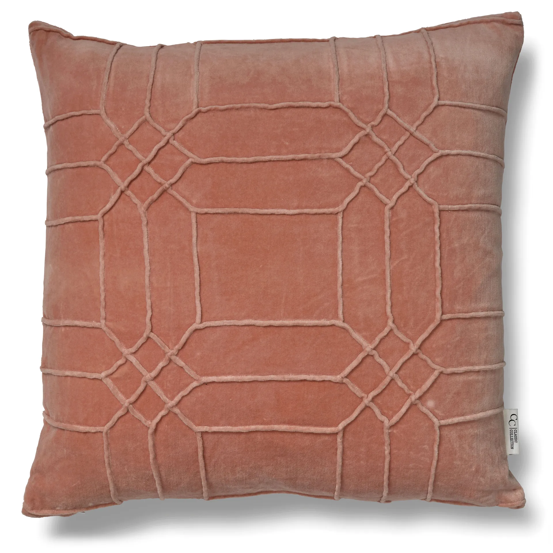 Fronha Delhi 50x50 cm, Dusty coral Classic Collection