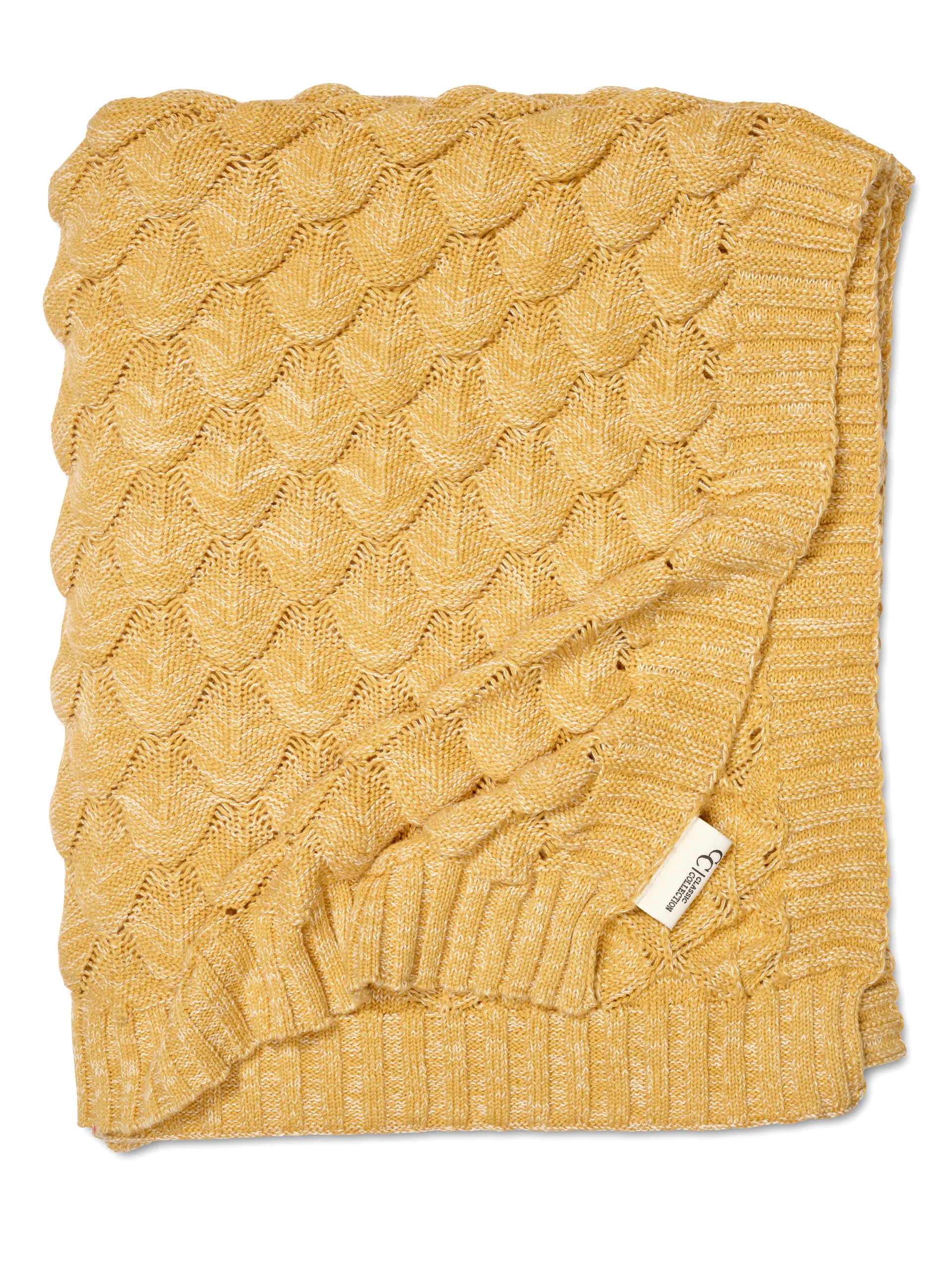 Gems manta 130x170 cm, Amarelo Classic Collection