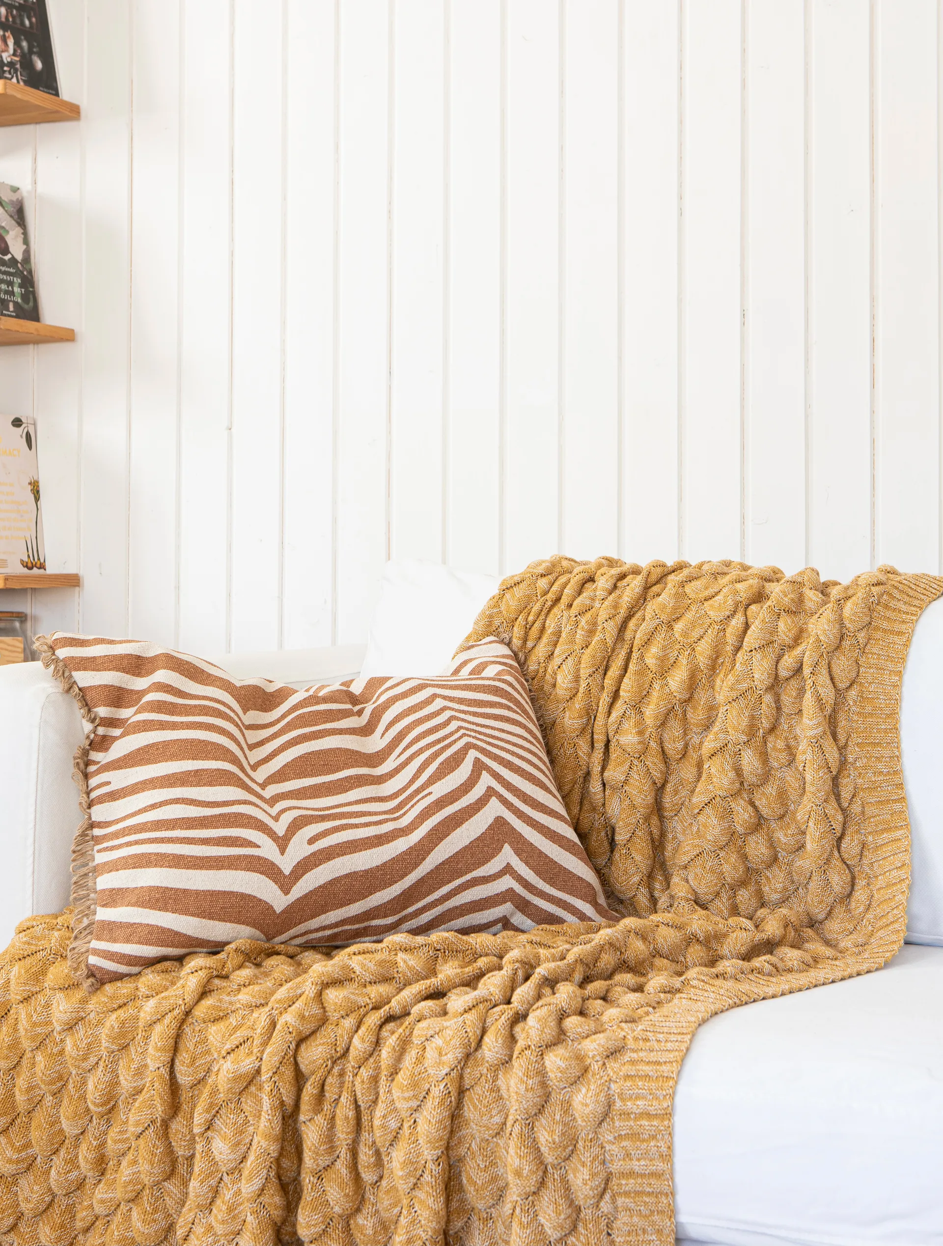 Gems manta 130x170 cm, Amarelo Classic Collection