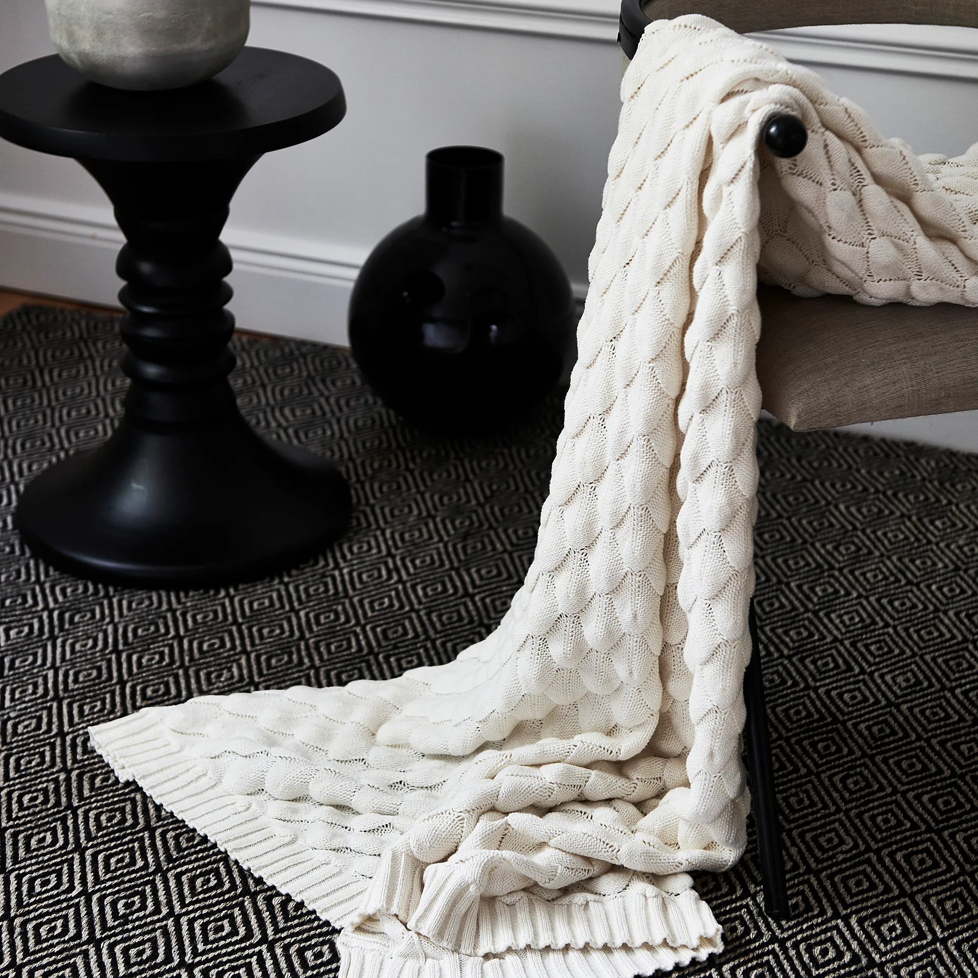 Gems manta 130x170 cm, branco Classic Collection