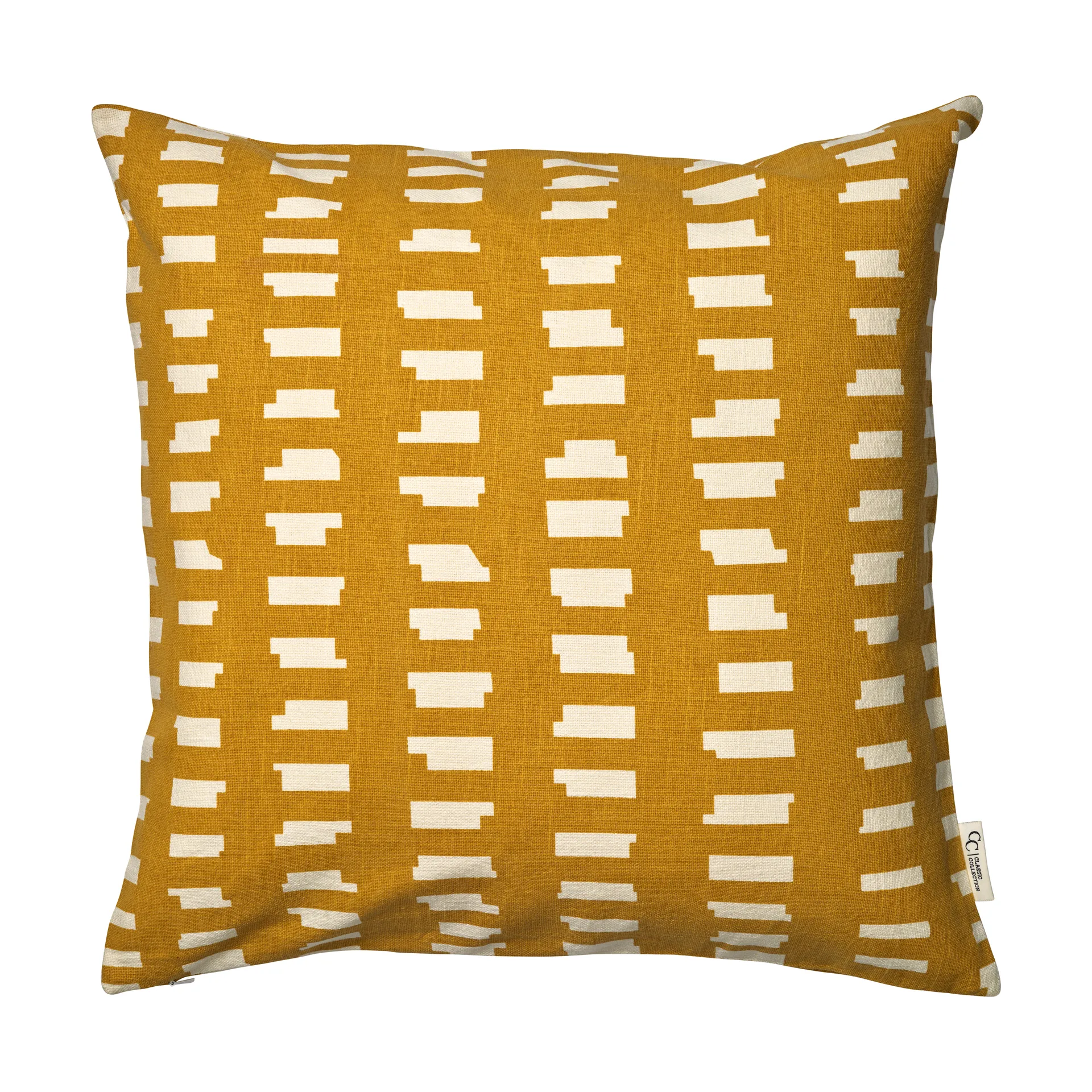 Ikat Block capa de almofada 50x50 cm, Amarelo Classic Collection
