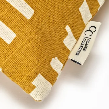 Ikat Block capa de almofada 50x50 cm - Amarelo - Classic Collection