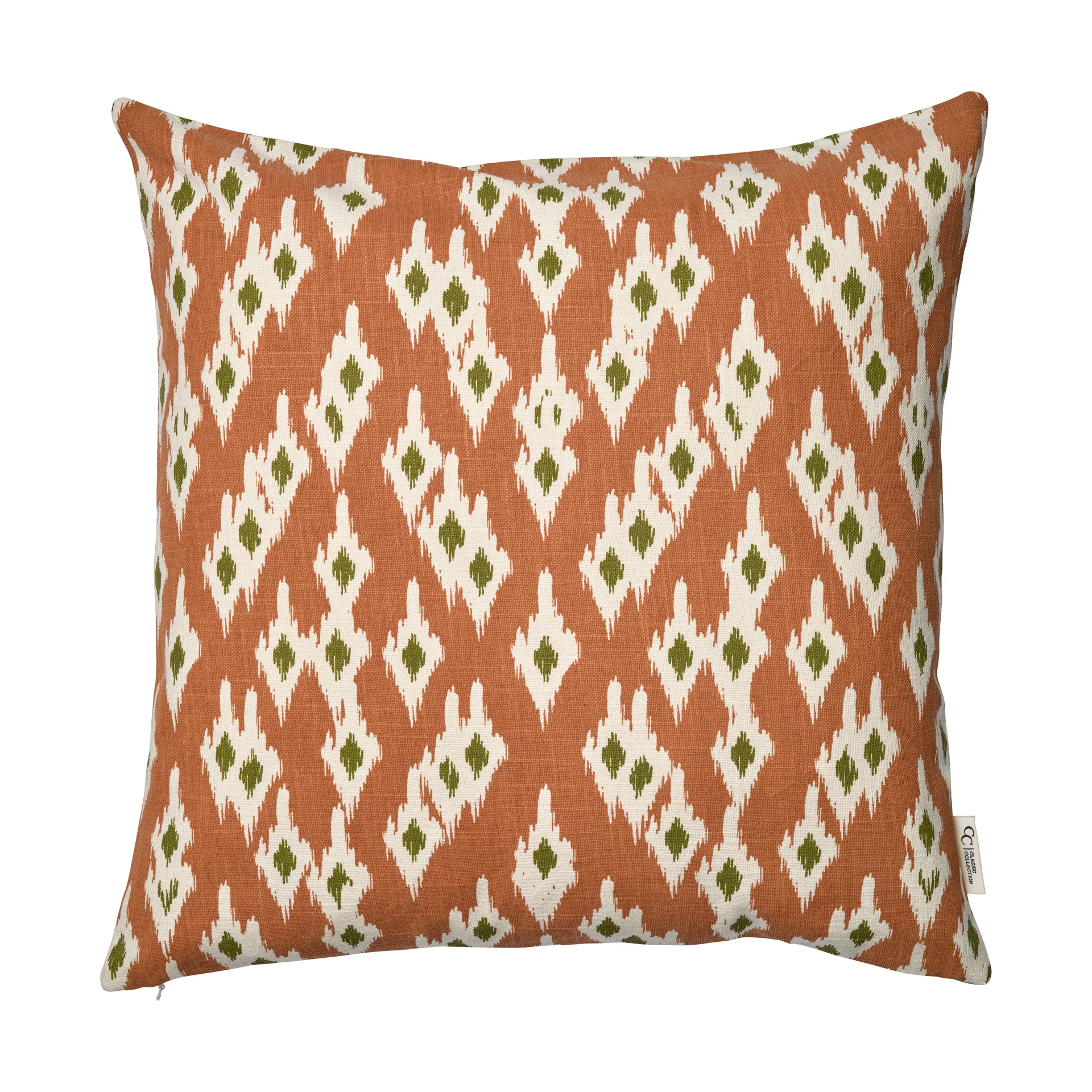 Ikat Diamond capa de almofada 50x50 cm, Castanho Classic Collection