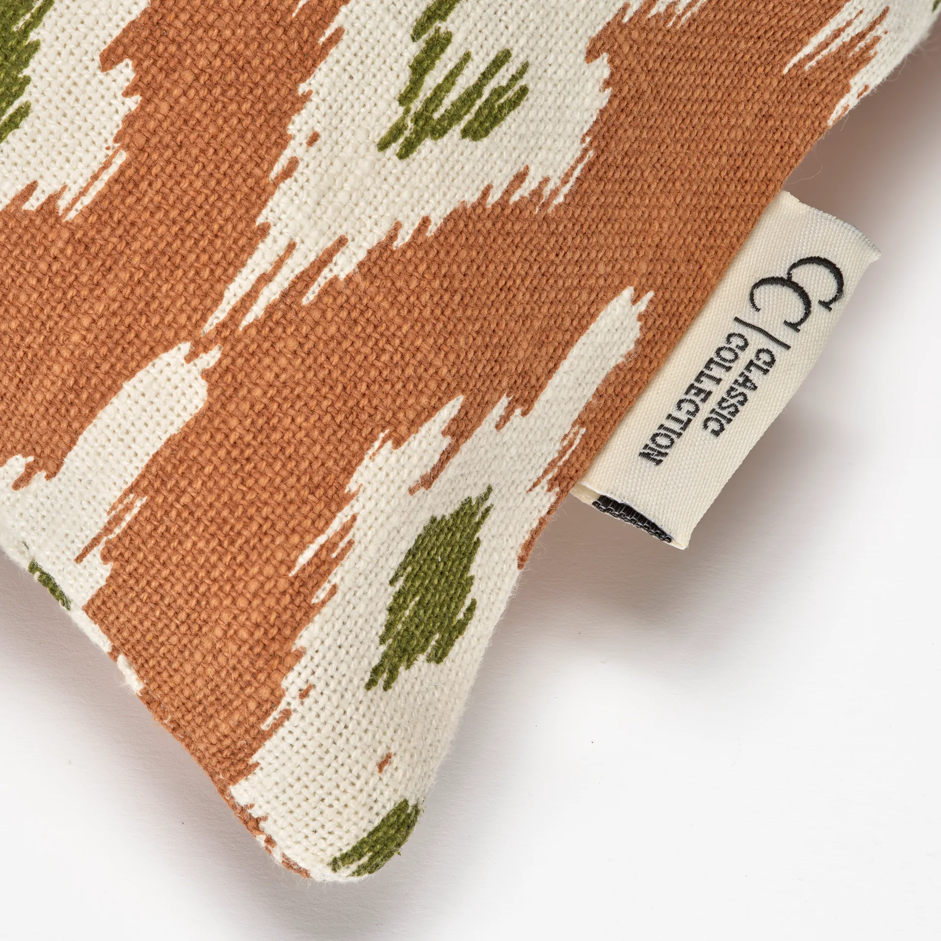 Ikat Diamond capa de almofada 50x50 cm, Castanho Classic Collection