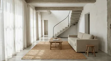 Jute Plain tapete - Natural, 250x350 cm - Classic Collection
