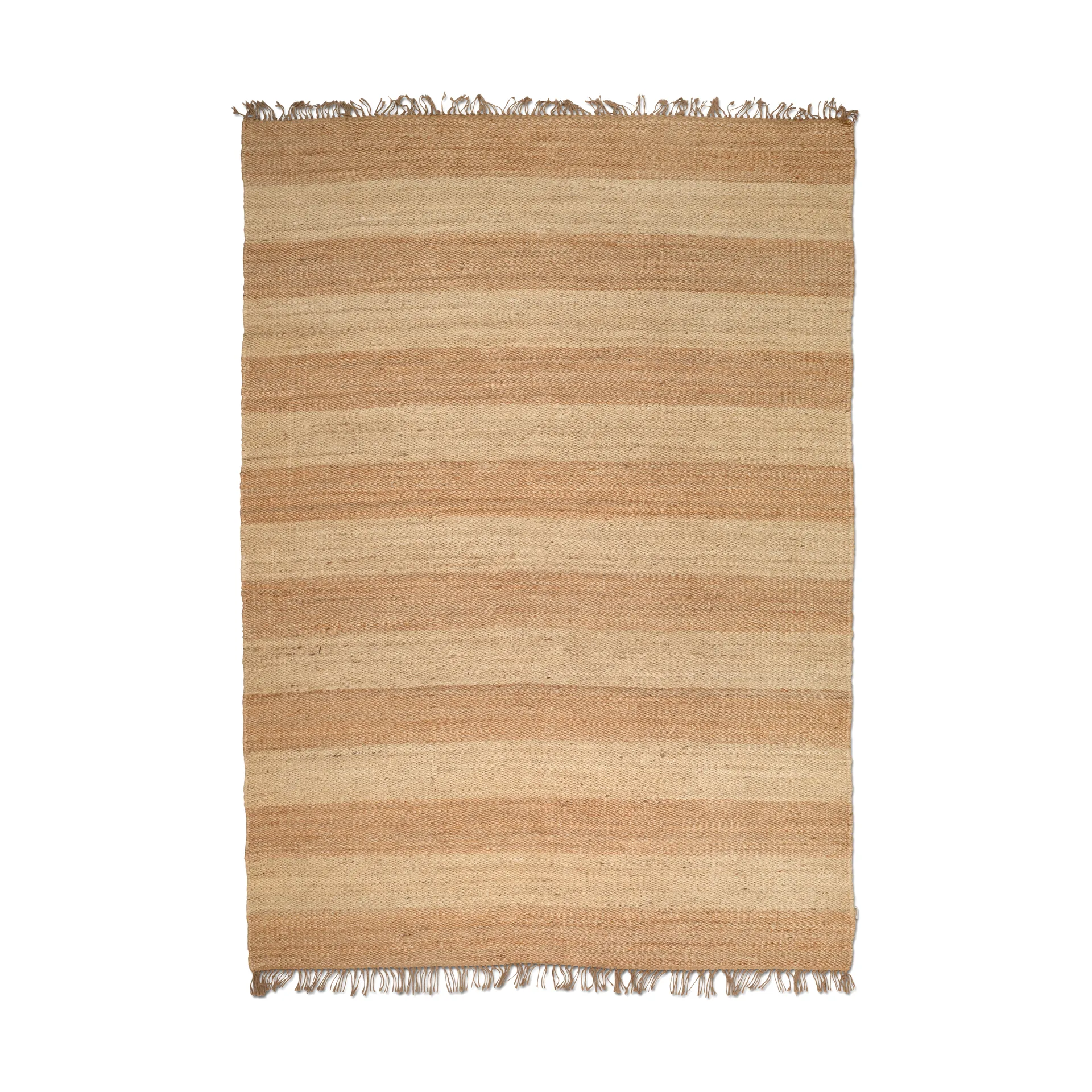 Jute Stripes tapete, Juta natural, 250x350 cm Classic Collection