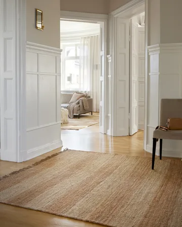 Jute Stripes tapete - Juta natural, 250x350 cm - Classic Collection