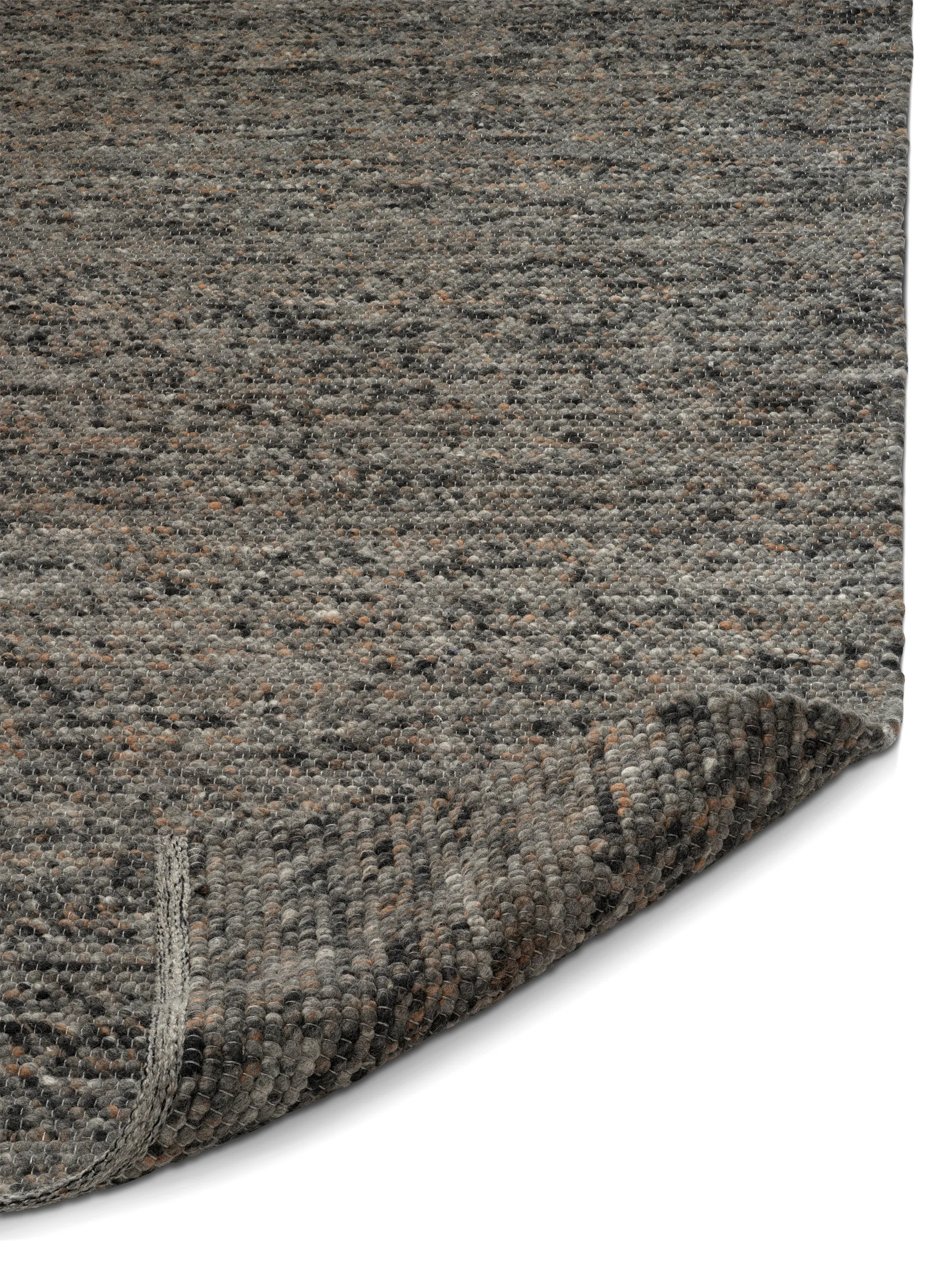 Merino carpete de lã 200x300 cm, Cinza misto Classic Collection