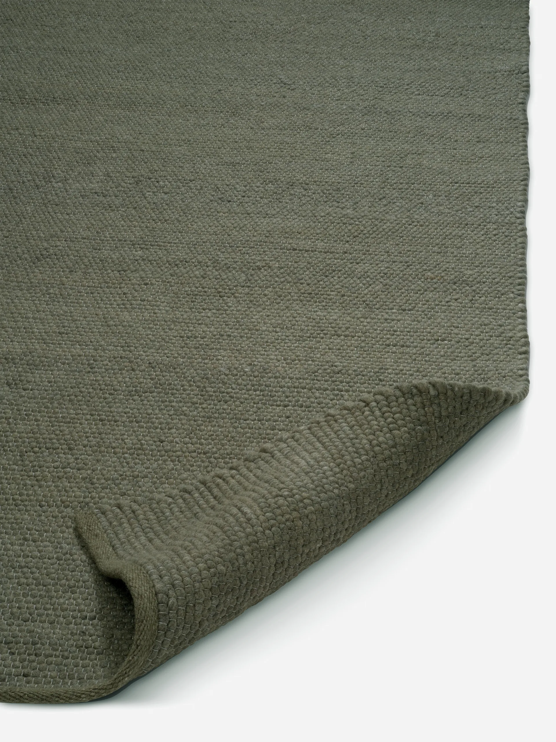 Merino carpete de lã 200x300 cm, Verde escuro Classic Collection