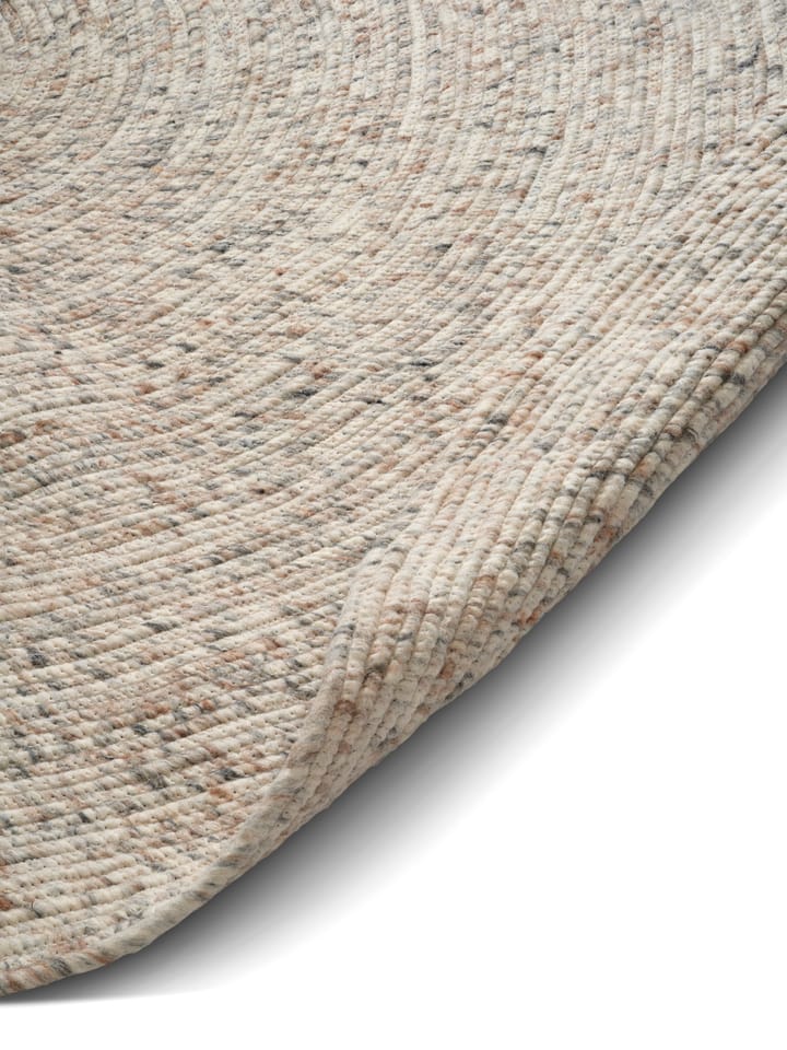 Merino carpete de lã redondo Ø240 cm, Bege natural Classic Collection
